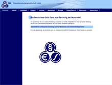 Tablet Screenshot of pgsgmbh.de